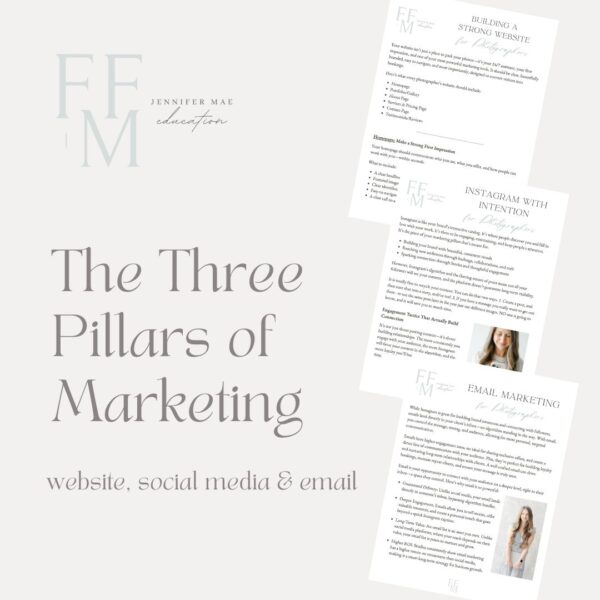 The Three Pillars of Marketing Guide